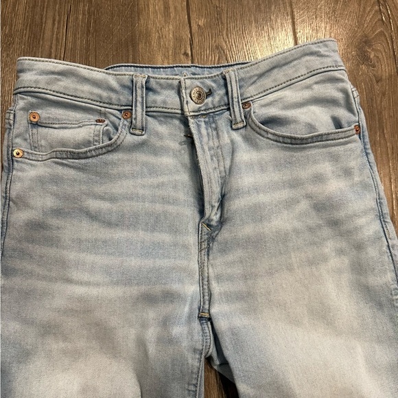 American Eagle Outfitters Jeans AirFlex Men's 28x28 Athletic Straight Light Wash - Picture 2 of 11